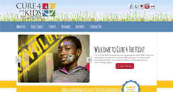 Desktop Screenshot of cure4thekids.org